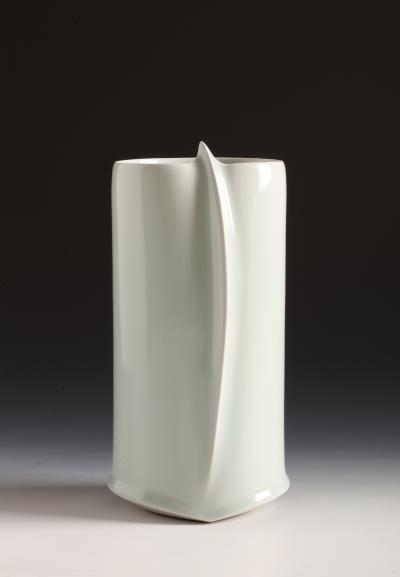 Sueharu Fukami Cylinder Vase entitled Wind T 4829 