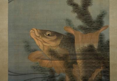 Sugawara Katsunaga Carp ca 1850