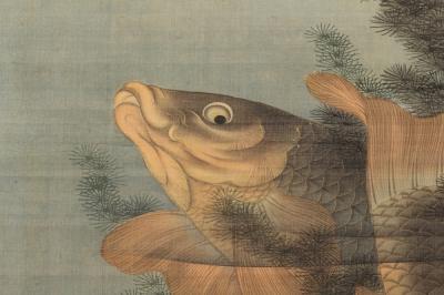 Sugawara Katsunaga Carp ca 1850