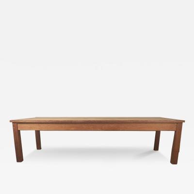 Sugi Water Pine Work Dining Table Japan circa 1950