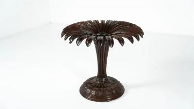Sunflower Dining Table Wood and Glass Italy 1960s