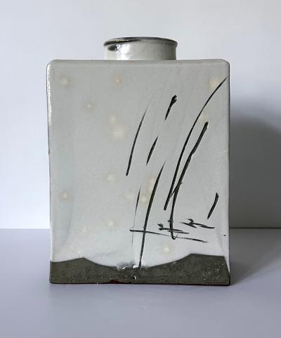 Sung Jae Choi Korean Contemporary Buncheong Square Form Vase by Sung Jae Choi