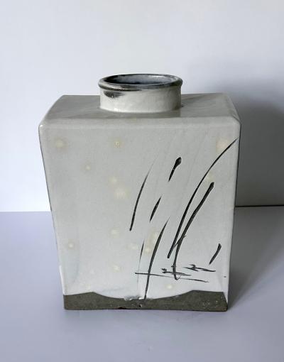 Sung Jae Choi Korean Contemporary Buncheong Square Form Vase by Sung Jae Choi