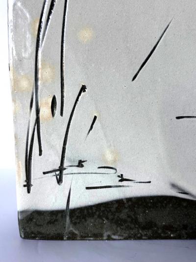 Sung Jae Choi Korean Contemporary Buncheong Square Form Vase by Sung Jae Choi