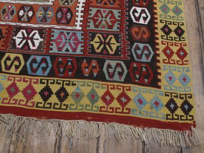 Superb Antique Bayburt Kilim Rug