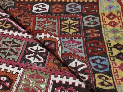Superb Antique Bayburt Kilim Rug