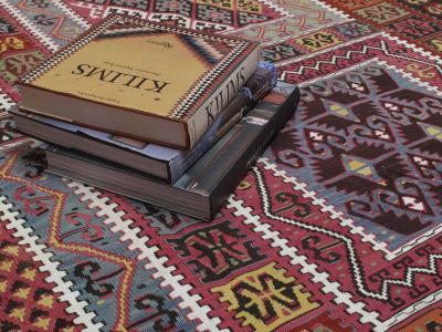 Superb Antique Bayburt Kilim Rug