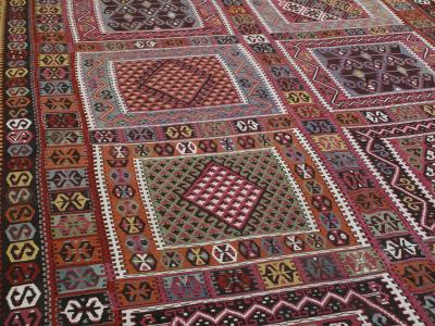 Superb Antique Bayburt Kilim Rug