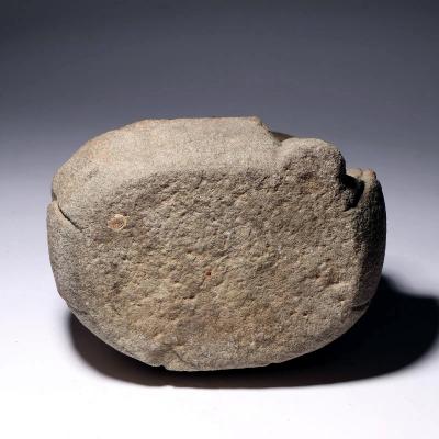 Superb Carved Stone Statue of Jiz Bosatsu Japanese Edo to Meiji