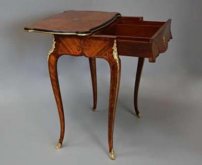 Superb French 19thc Kingwood occasional table
