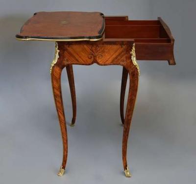 Superb French 19thc Kingwood occasional table