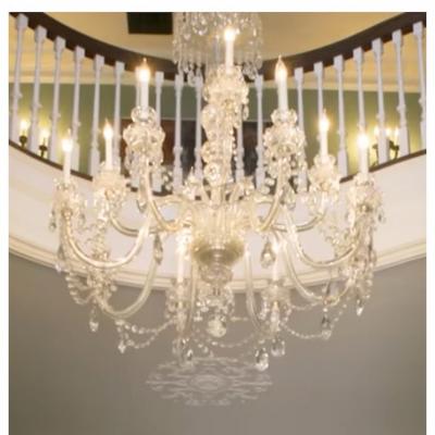 Superb Irish Crystal Louis XVI Style Entryway Chandelier