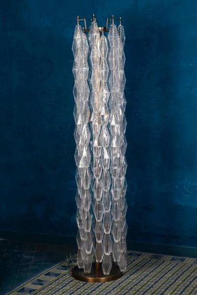 Superb Poliedri Floor Lamp with Bronze Color Base