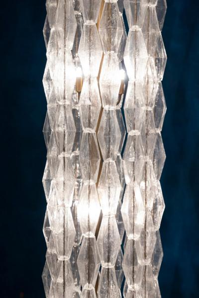 Superb Poliedri Floor Lamp with Bronze Color Base