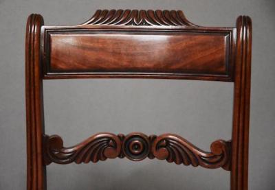 Superb pair of mahogany window seats