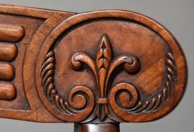 Superb quality set of eight Regency mahogany dining chairs