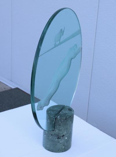 Susan Pelish Glass And Marble Sculpture