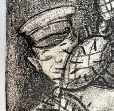Susan Willard Flint Surprised Woman with Cactus 1920s Female Illustrator