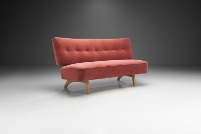 Susanna Sofa by Oiva Parviainen for Lahden Lepokalusto Finland 1950s