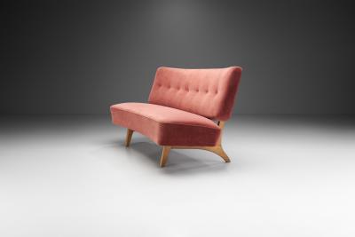 Susanna Sofa by Oiva Parviainen for Lahden Lepokalusto Finland 1950s