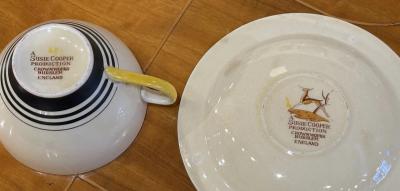 Susie Cooper Art Deco Tea Set by Susie Cooper in Tango Pattern