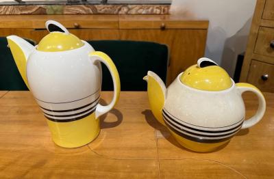 Susie Cooper Art Deco Tea Set by Susie Cooper in Tango Pattern