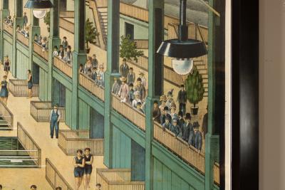 Sutro Baths Lithograph Poster American 1896