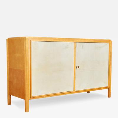 Suzanne Guiguichon 1930S SIDEBOARD W PARCHMENT ATTRIBUTED TO SUZANNE GUIGUICHON