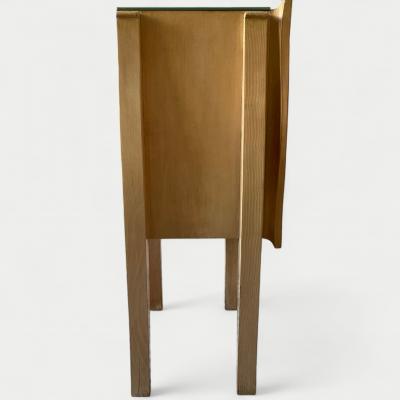 Suzanne Guiguichon Suzanne Guiguichon Pair of Stained Oak Nightstands circa 1940