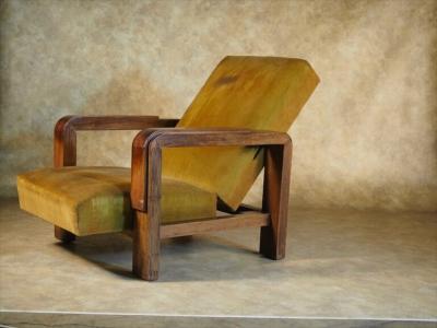 Suzanne Guiguichon Suzanne Guiguichon large adjustable arm club chair