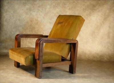 Suzanne Guiguichon Suzanne Guiguichon large adjustable arm club chair