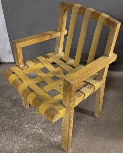 Suzanne Guiguichon Suzanne Guiguichon rarest documented set of 8 ceruse dinning chairs