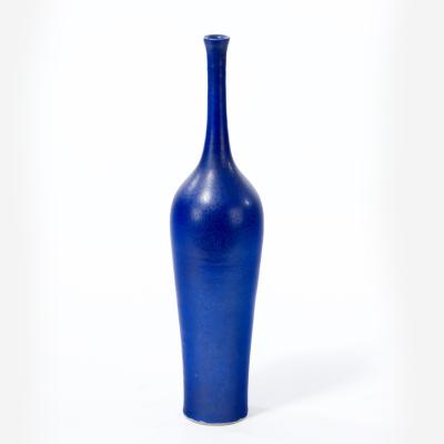 Suzanne Rami Elegant blue ceramic vase by Suzanne Ramie for Atelier Madoura