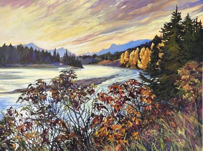 Suzanne Sandboe An Athabasca Evening