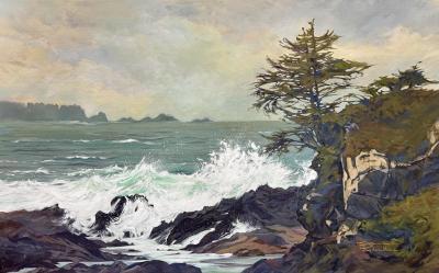 Suzanne Sandboe King Tide at Ucluelet