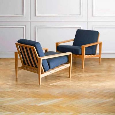 Svante Skogh Pair of Svante Skogh 1957 Bodo Armchairs in Swedish Oak Set of 2