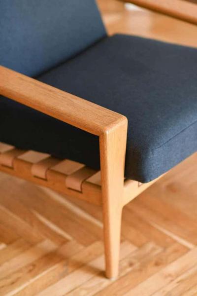 Svante Skogh Pair of Svante Skogh 1957 Bodo Armchairs in Swedish Oak Set of 2