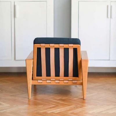 Svante Skogh Pair of Svante Skogh 1957 Bodo Armchairs in Swedish Oak Set of 2