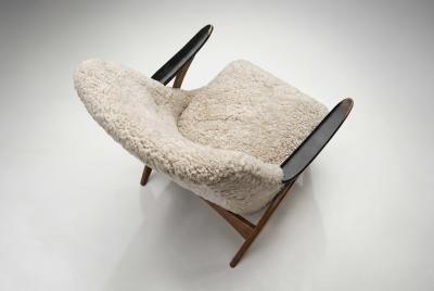 Svante Skogh Pair of Svante Skogh Easy Chairs for F renade M belfabrikerna Sweden 1950s