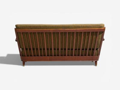 Svante Skogh Sofa Beech Fabric Sweden 1940s