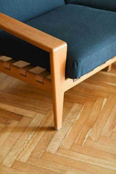 Svante Skogh Svante Skogh 1957 Bodo Sofa in Swedish Oak