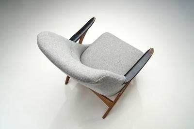 Svante Skogh Svante Skogh Armchairs for Seffle M belfabrik AB Sweden 1950s