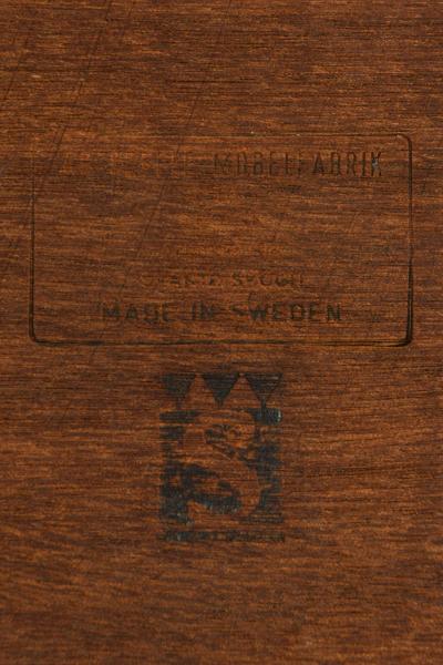 Svante Skogh Svante Skogh Dining Table in Beech Rosewood by AB Seffle M belfabrik 1958