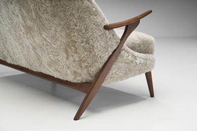 Svante Skogh Svante Skogh Two Seater Sofa for AB Seffle M belfabrik Sweden 1950s