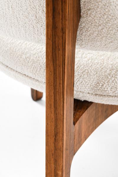 Sven Ellekaer Pair of Easy Chairs and Stool in Rosewood designed by Sven Ellek r 1962