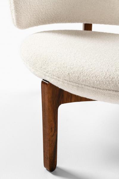 Sven Ellekaer Pair of Easy Chairs and Stool in Rosewood designed by Sven Ellek r 1962