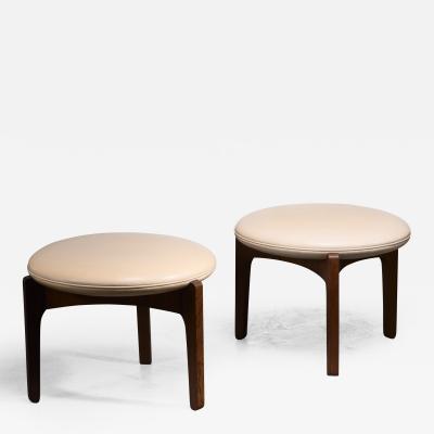 Sven Ellekaer Pair of Sven Ellekaer Stools Denmark 1960s