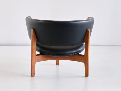 Sven Ellekaer Sven Ellekaer Three Legged Lounge Chair Christian Linneberg Denmark 1962
