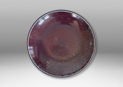 Sven Hofverberg Large Bowl in Deep Oxblood Glaze by Sven Hofverberg