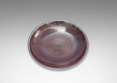 Sven Hofverberg Large Bowl in Deep Oxblood Glaze by Sven Hofverberg